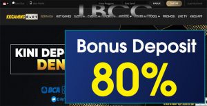 KKGAMINGSLOT – WELCOME BONUS DEPOSIT 80% SLOT GAMES NEW MEMBER