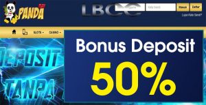 PANDAPLAY – WELCOME BONUS DEPOSIT 50% SLOT GAMES MEMBER BARU