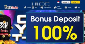 RAJAINDO – BONUS DEPOSIT PERTAMA 100% SLOT GAMES MEMBER BARU