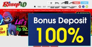 RESEP4D – WELCOME BONUS DEPSOT 100% SLOT GAMES NEW MEMBER