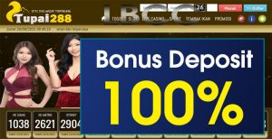 TUPAI288 – BONUS DEPOSIT PERTAMA 100% SLOT GAMES NEW MEMBER