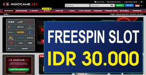 INDOGAME88 – FREESPIN SLOT GRATIS TANPA DEPOSIT RP 30.000