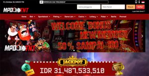 MPOTNT – BONUS SLOT NEW MEMBER 100% CLAIM LANGSUNG DIDEPAN