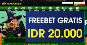 GACOR77 – FREEBET GRATIS TERBARU TANPA DEPOSIT RP 20.000