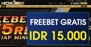 HOKI168 – FREEBET GRATIS TERBARU TANPA DEPOSIT RP 15.000