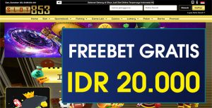 SLOT853 – FREEBET GRATIS TERBARU TANPA DEPOSIT RP 20.000