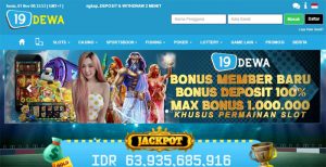 19DEWA – BONUS DEPOSIT SLOT GAMES 100% CLAIM LANGSUNG DIDEPAN (REKOMENDASI!)