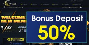 BULANBET – AGEN JUDI BOLA TERPERCAYA BONUS DEPOSIT 50% MEMBER BARU