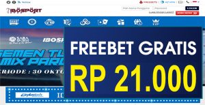 IBOSPORT – FREEBET GRATIS TANPA DEPOSIT TERBARU RP 21.000