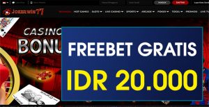 JOKERWIN77 – FREEBET GRATIS TERBARU TANPA DEPOSIT RP 20.000