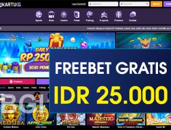 KARTUGG – FREEBET GRATIS TERBARU TANPA DEPOSIT RP 25.000