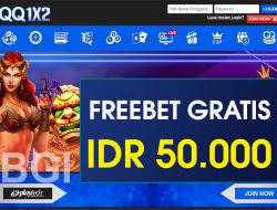 QQ1X2 – FREEBET GRATIS TERBARU TANPA DEPOSIT RP 50.000