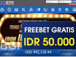 QQ820 – FREEBET GRATIS TERBARU TANPA DEPOSIT RP 50.000