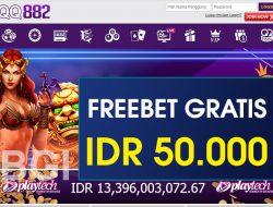 QQ882 – FREEBET GRATIS TERBARU TANPA DEPOSIT RP 50.000