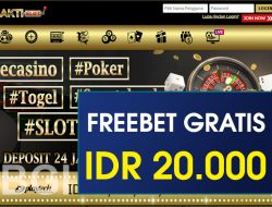 SAKTISLOT – FREEBET GRATIS TANPA DEPOSIT TERBARU RP 20.000