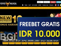 TOTONUSA – FREEBET GRATIS TERBARU TANPA DEPOSIT RP 10.000