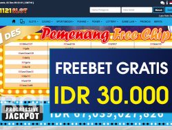 1121SLOT – FREEBET GRATIS TERBARU TANPA DEPOSIT RP 30.000