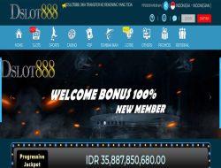 DSLOT888 – BONUS SLOT GAMES 100% NEW MEMBER (CLAIM BONUS DIDEPAN)