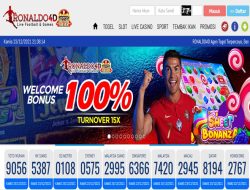 RONALDO4D – BONUS SLOT GAMES 100% NEW MEMBER (CLAIM LANGSUNG DIDEPAN)