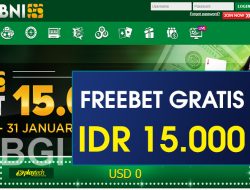 BNI88 – FREEBET GRATIS TERBARU TANPA DEPOSIT RP 15.000