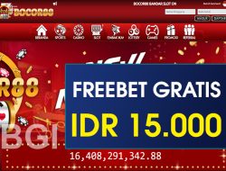 BOCOR88 – FREEBET GRATIS TERBARU TANPA DEPOSIT RP 15.000