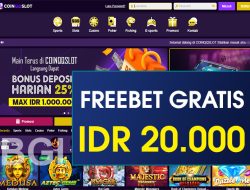 COINQQSLOT – FREEBET GRATIS TERBARU TANPA DEPOSIT RP 20.000