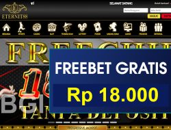 ETERNITI88 – FREEBET GRATIS TERBARU TANPA DEPOSIT RP 18.000