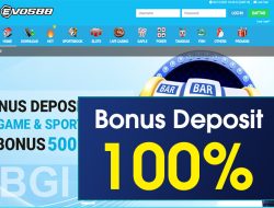 EVOS88 – AGEN SLOT TERPERCAYA (BONUS DEPOSIT 100% CLAIM BONUS LANGSUNG DIDEPAN)