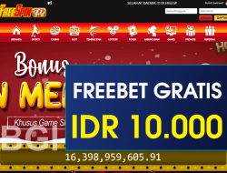 FREESPIN123 – FREEBET GRATIS TERBARU TANPA DEPOSIT RP 10.000