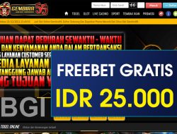 GEMBIRA55 – FREEBET GRATIS TERBARU TANPA DEPOSIT RP 25.000