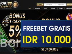 HOKICASINO88 – FREEBET GRATIS TERBARU TANPA DEPOSIT RP 10.000