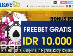 IKOY4D – FREEBET GRATIS TERBARU TANPA DEPOSIT RP 10.000