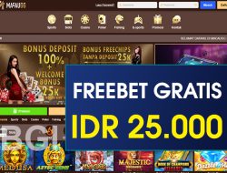 MACAUGG – FREEBET GRATIS TERBARU TANPA DEPOSIT RP 25.000