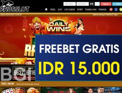 PAUSSLOT – FREEBET GRATIS TERBARU TANPA DEPOSIT RP 15.000