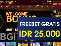 OXSLOT88 – FREEBET GRATIS TERBARU TANPA DEPOSIT RP 25.000