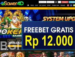 SAWER4D – FREEBET GRATIS TERBARU TANPA DEPOSIT RP 12.000