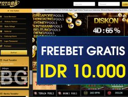 TOTO88 – FREEBET GRATIS TERBARU TANPA DEPOSIT RP 10.000