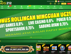 UG212 – BONUS SLOT GAMES 100% MEMBER BARU CLAIM LANGSUNG DIDEPAN