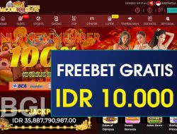 GACORQQSLOT – FREEBET GRATIS TERBARU TANPA DEPOSIT RP 10.000