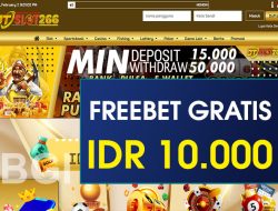 JTSLOT266 – FREEBET GRATIS TERBARU TANPA DEPOSIT RP 10.000