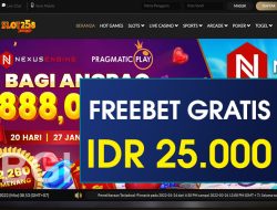 SLOT258 – FREEBET GRATIS TERBARU TANPA DEPOSIT RP 25.000