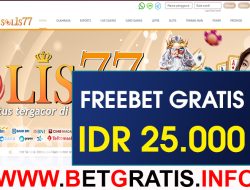 SOLIS77 – FREEBET GRATIS TERBARU TANPA DEPOSIT RP 25.000