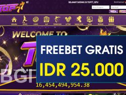 TOP77 – FREEBET GRATIS TERBARU TANPA DEPOSIT RP 25.000