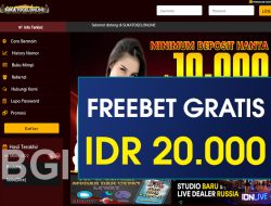 SUKATOGELONLINE – FREEBET GRATIS TERBARU TANPA DEPOSIT RP 20.000