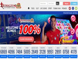 RONALDO4D – WELCOME BONUS DEPOSIT 100% SLOT GAMES MEMBER BARU CLAIM DIDEPAN