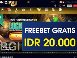 PADI1618 – FREEBET GRATIS TERBARU TANPA DEPOSIT RP 20.000