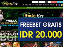 WARTEGBET – FREEBET GRATIS TERBARU TANPA DEPOSIT RP 20.000