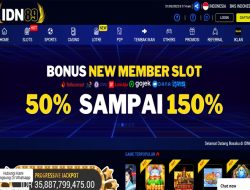 IDN89 – WELCOME BONUS DEPOSIT 50% SLOT GAMES CLAIM DIDEPAN