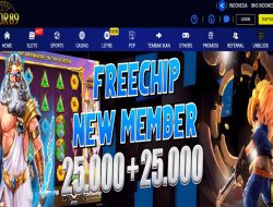 IDR89 – BONUS FREECHIP 25.000 SLOT GAMES NEW MEMBER