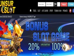 UNSURSLOT – BONUS DEPOSIT 100% SLOT GAMES MEMBER BARU CLAIM DIDEPAN